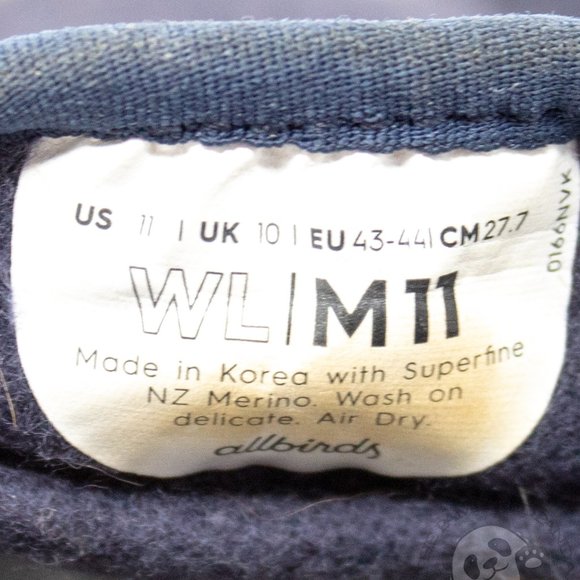 Allbirds Wool Loungers Merino Blue Slip On Shoes Comfort Mens Size 11 0166NVK - Picture 4 of 5